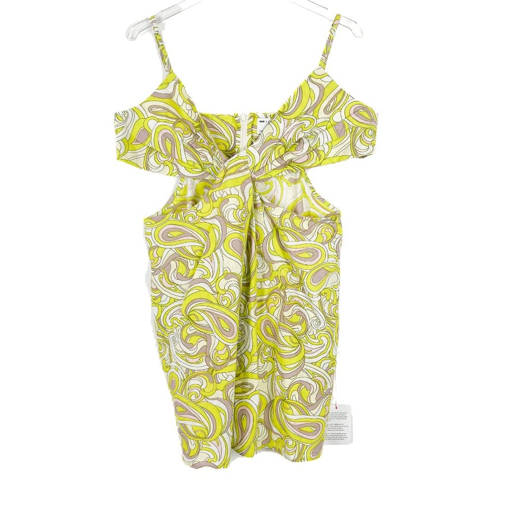 NWOT ASOS '60s Swirl Cutout Mini Sundress Size 14 NEW D2723